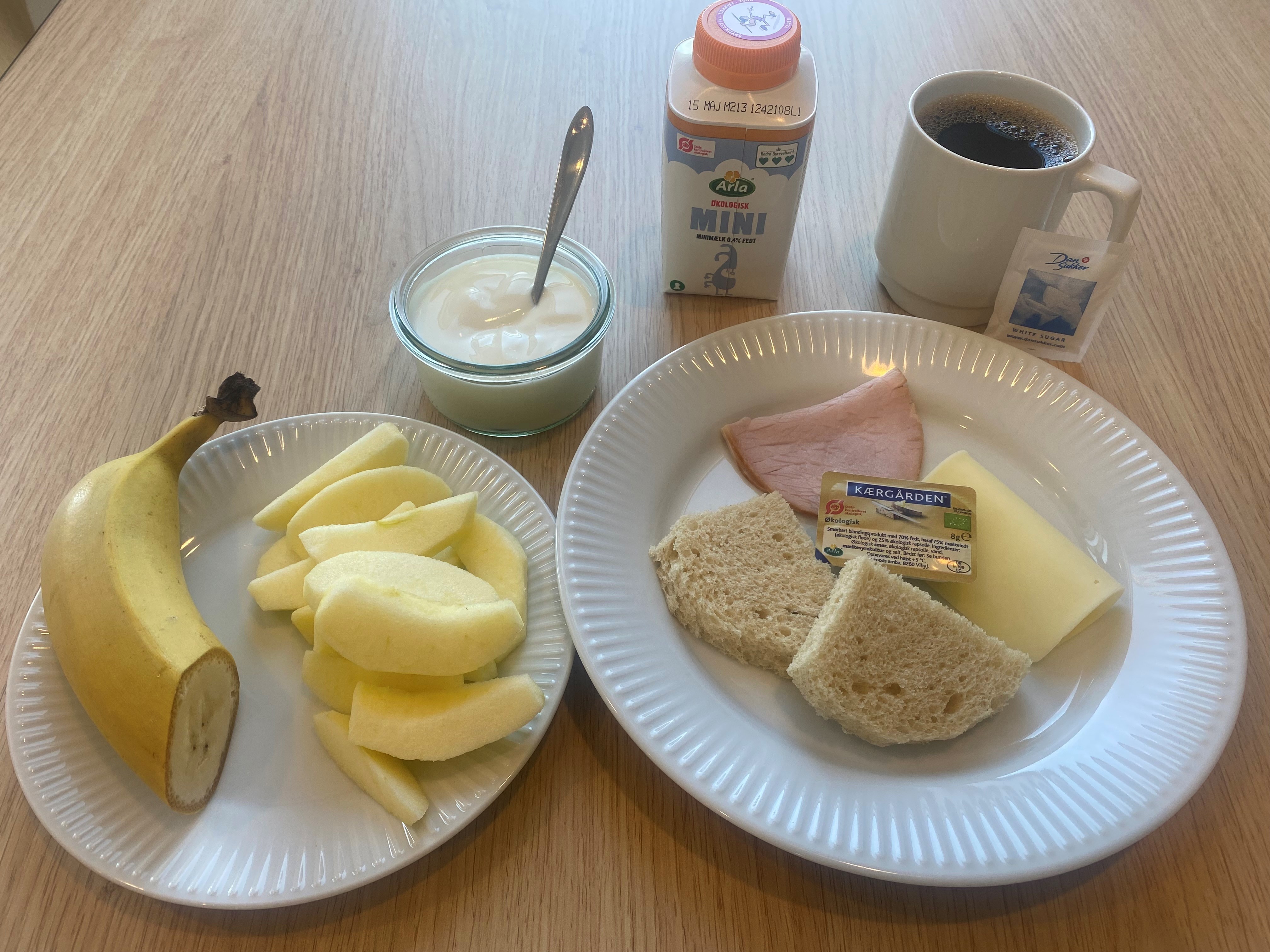 Billeder af menuforslag, mad man må spise før koloskopi, morgen