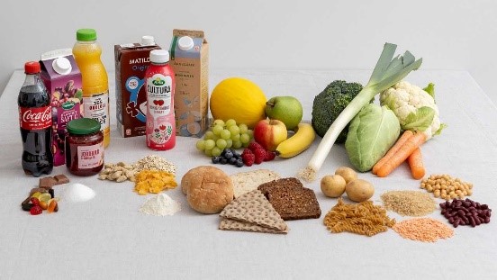 Fødevarer med kulhydrater, fx sodavand, saftevand, frugt, brød, ris, pasta mm.