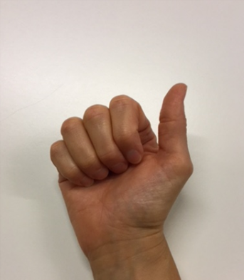 H&aelig;nder viser &oslash;velse 3