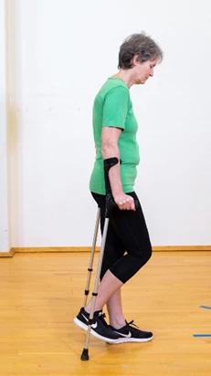 Gang med albuestokke