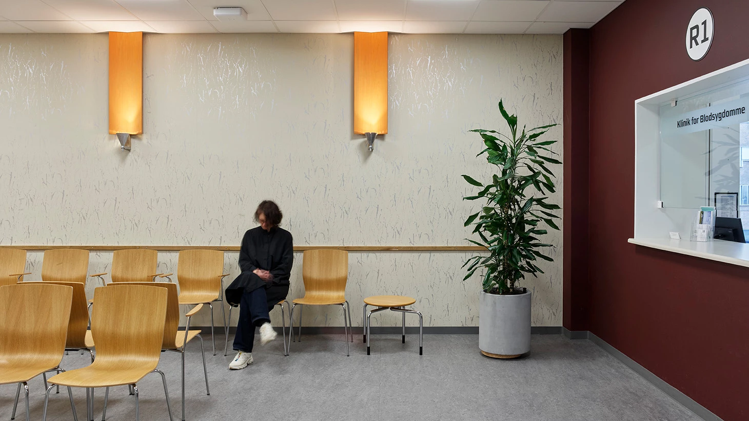 Venteværelse Kræftklinikken