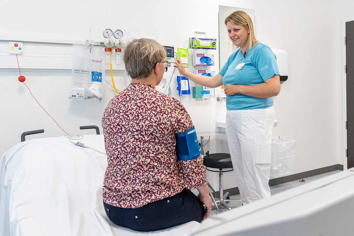 Undersøgelse i klinikrum