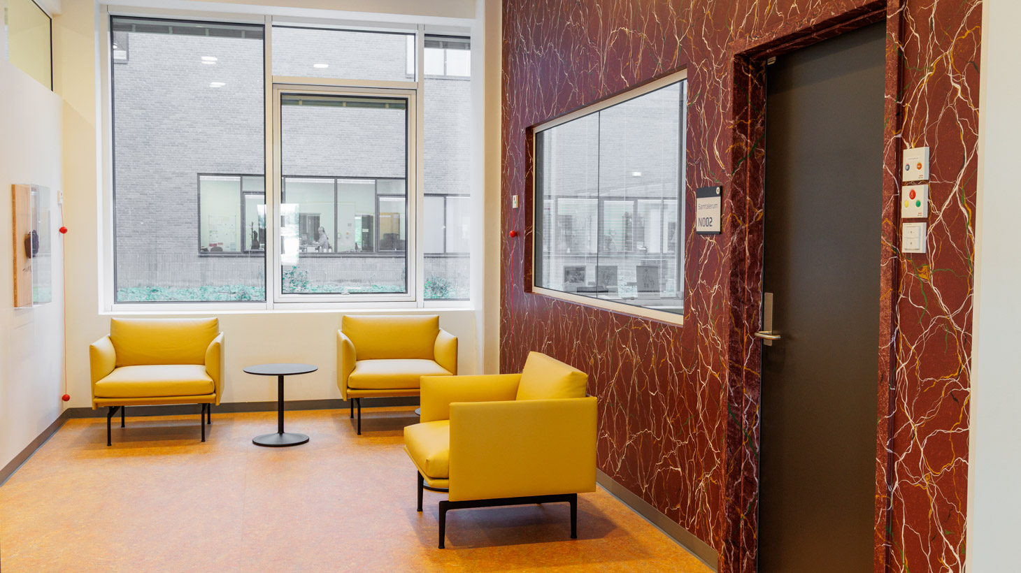 Billede af venteværelset i Blodbanken