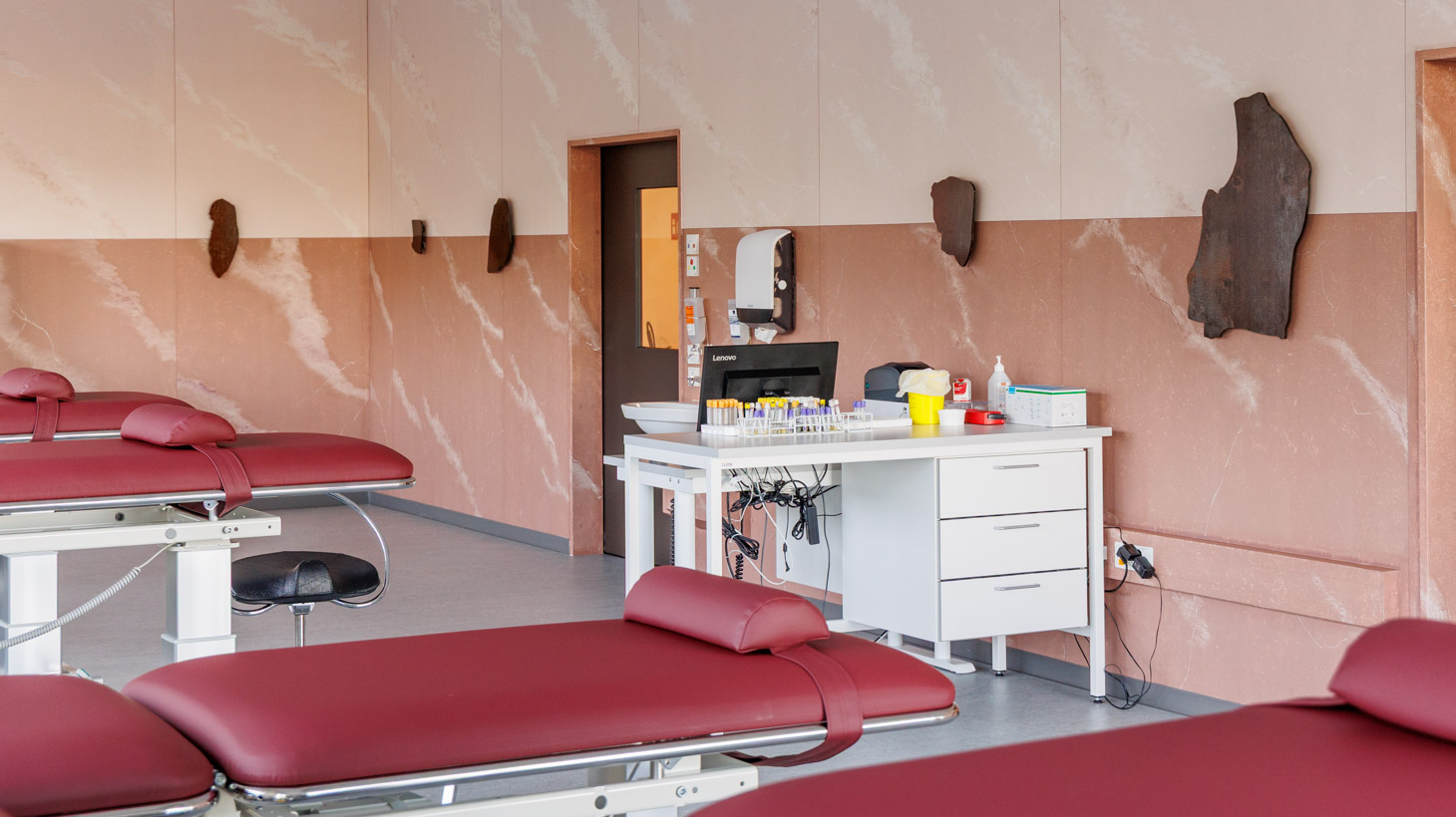 Foto der viser hvor selve tapningen foregår