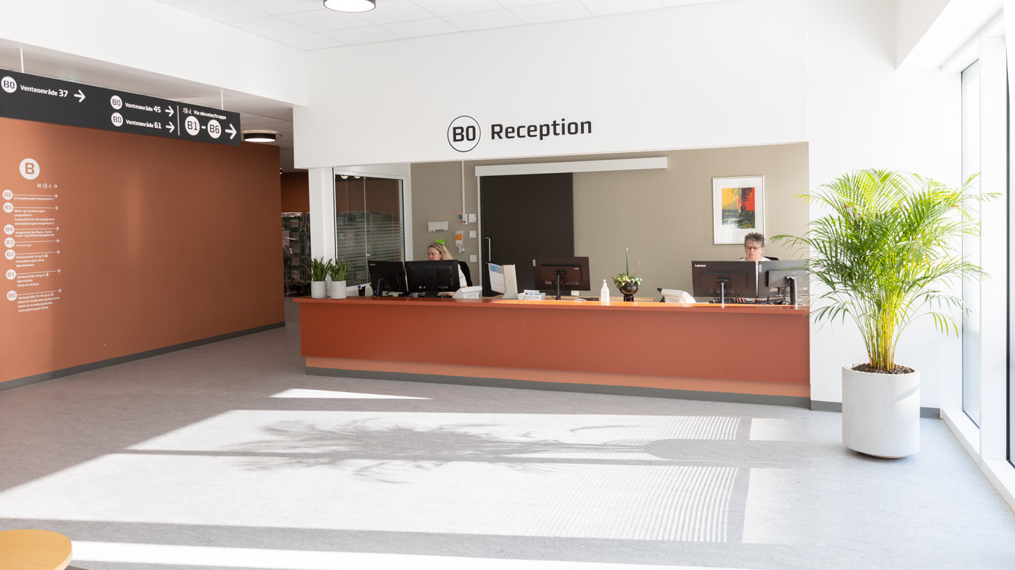 Klinik for Bedøvelse B0 recption